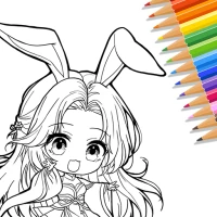 Cute Drawing : Anime Color Fan