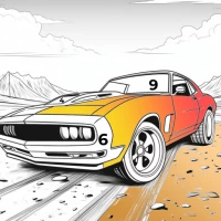 Car Coloring by Number ASMR