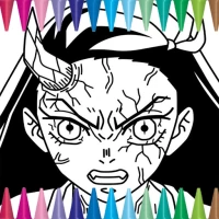 Demon Killer Coloring Book